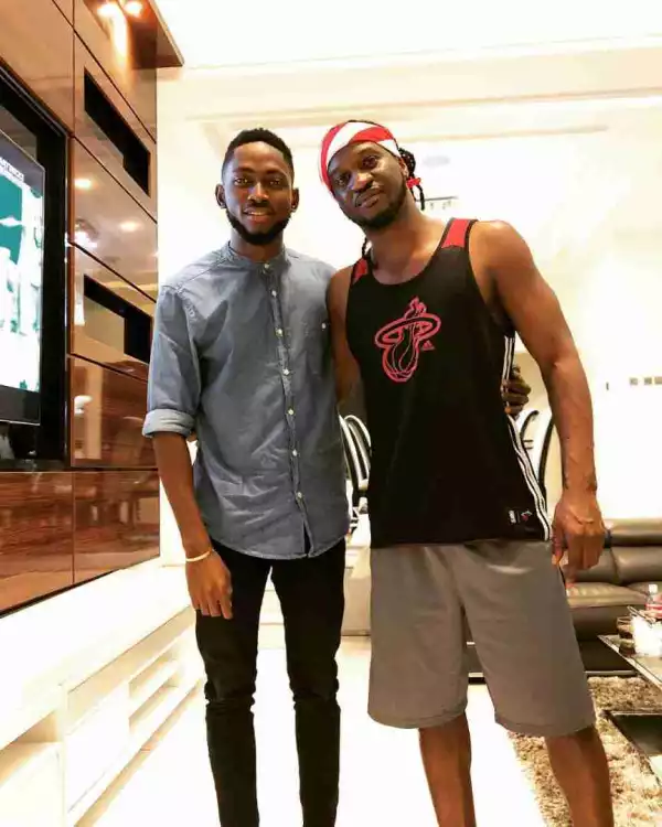 #BBNaija: Miracle Pictured With Paul Okoye & His Family